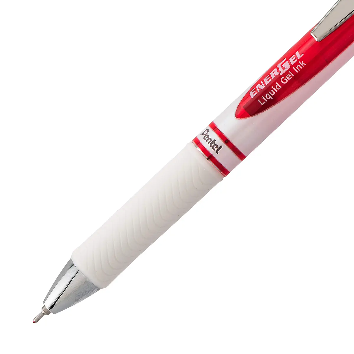 Pentel EnerGel Pearl Liquid Gel Pen 0.7mm Medium Line, Red Ink | Refillable, Smooth Writing (70-120 chars) - view 4