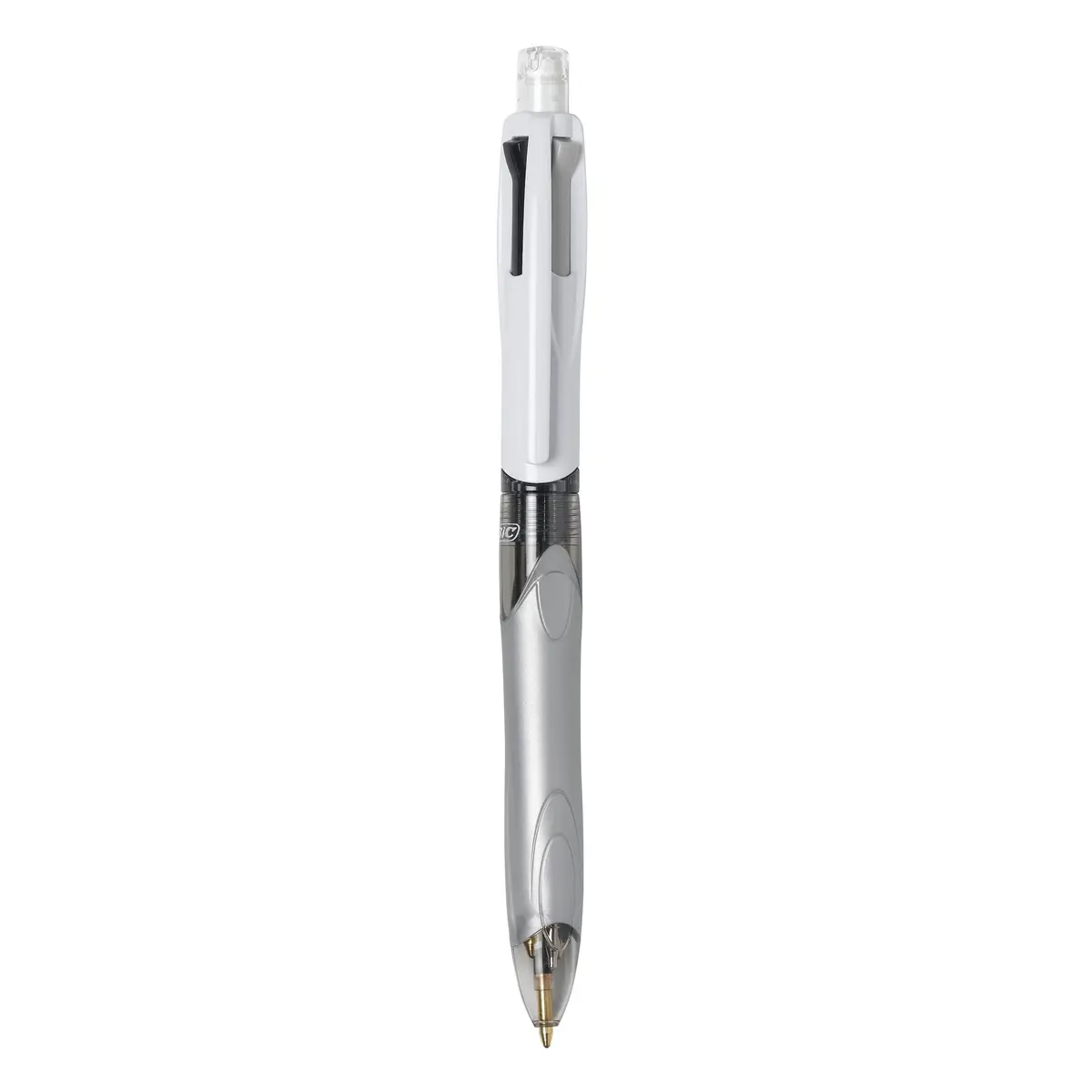BIC 4-Color 3+1 Retractable Ballpoint Pen & Pencil 0.7mm | Smooth Ink Flow Writing Instrument - view 6