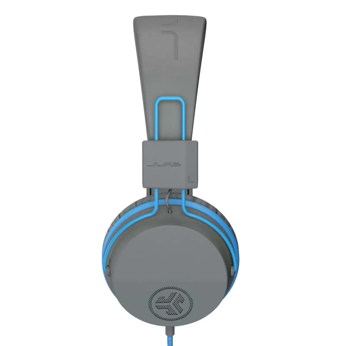 JLab JBuddies Studio On-Ear Kids Wired Headphones with Mic, 40mm Drivers, 85dB Volume Safe, Noise Isolation, Graphite/Blue - view 2