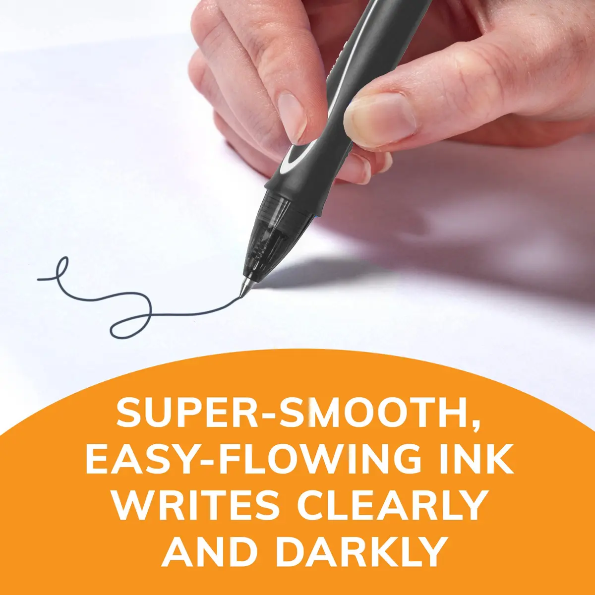 BIC Gelocity Quick Dry Gel Pens, Medium Point 0.7mm, 4-Count Pack | Smear Resistant Ink for Left-Handed Writers - view 5
