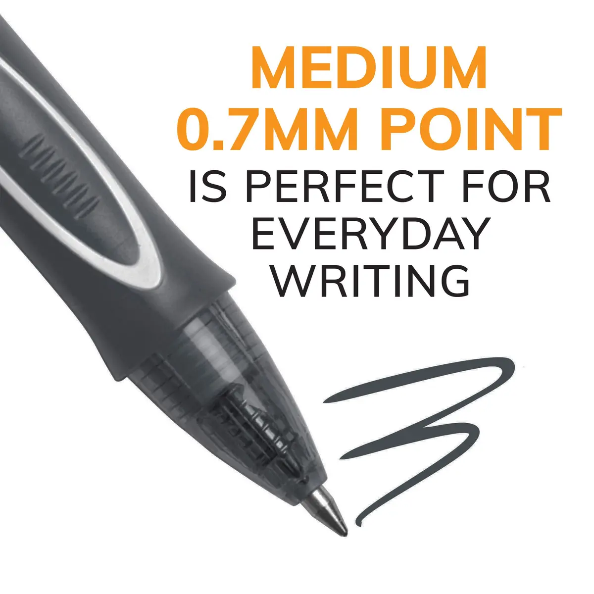 BIC Gelocity Quick Dry Gel Pens, Medium Point 0.7mm, 4-Count Pack | Smear Resistant Ink for Left-Handed Writers - view 3