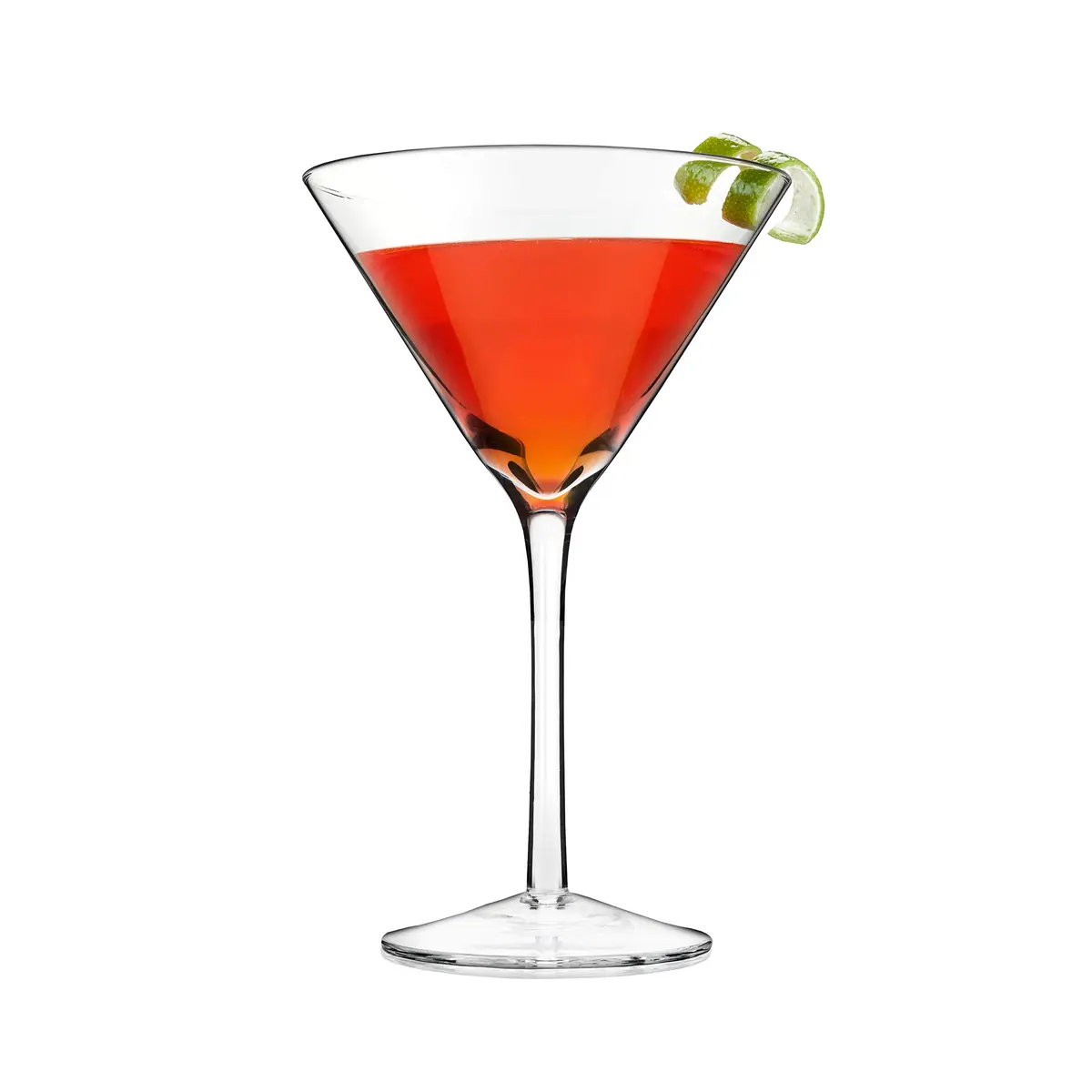 TRUE Manhattan Martini Glass, Crystal Cocktail Coupes, 12 oz, Set of 4 | Classic Triangular Design for Elegant Entertaining - view 8