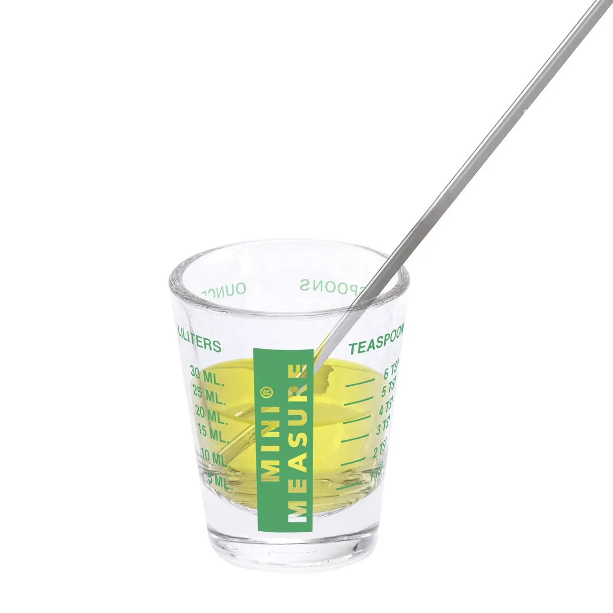Kolder Mini Measure Heavy Glass, 20-Incremental Measurements | Precise Dry & Liquid Measuring Shot Glass - view 6