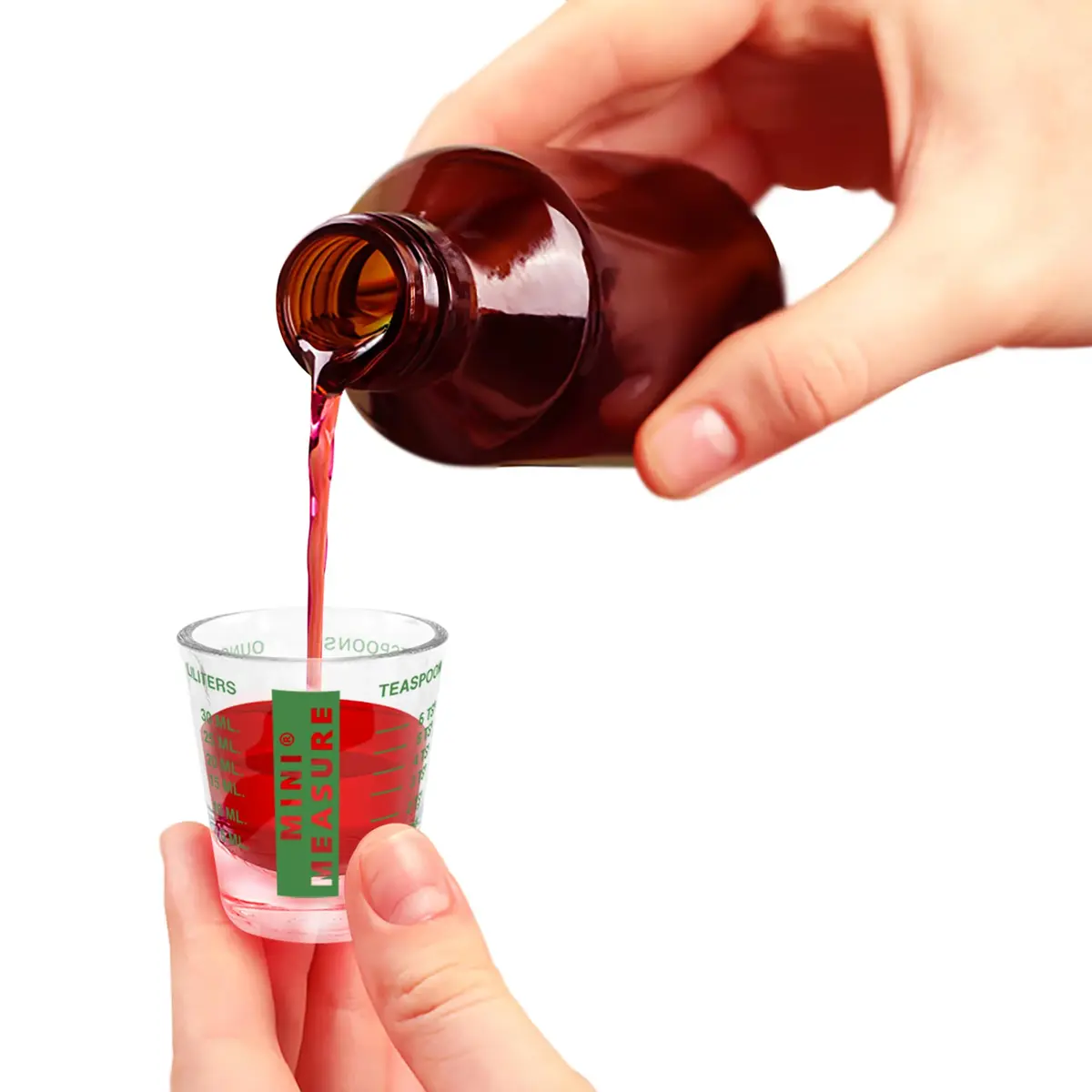 Kolder Mini Measure Heavy Glass, 20-Incremental Measurements | Precise Dry & Liquid Measuring Shot Glass - view 7