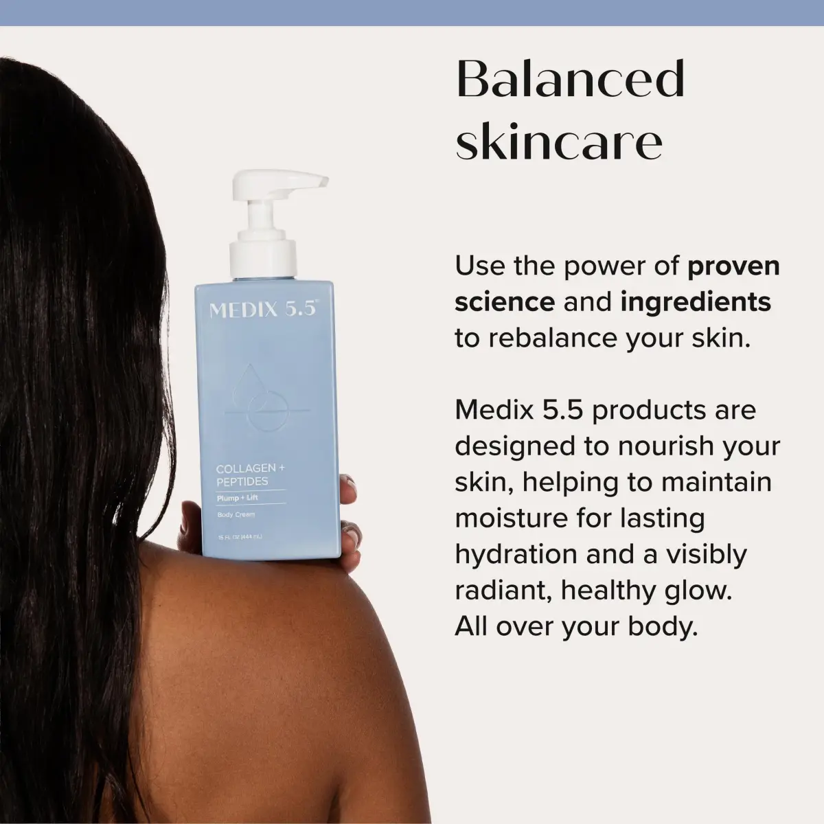 Medix 5.5 Collagen Cream 444ml (15 Fl Oz) | pH 5.5 Formula for Firming & Hydration - view 5