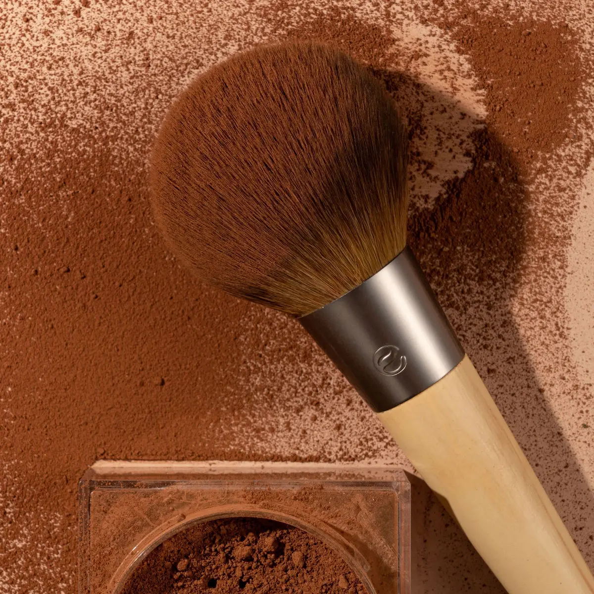 EcoTools Full Powder Brush 1 Count | Fluffy Makeup Brush for All-Over, Flawless Coverage - view 6