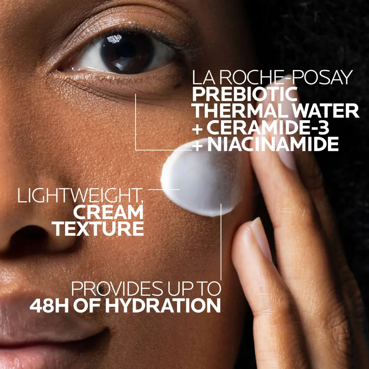 La Roche-Posay Toleriane Double Repair Face Moisturizer 95ml (3.38 Fl Oz) | Prebiotic Skincare for Sensitive Skin - view 2