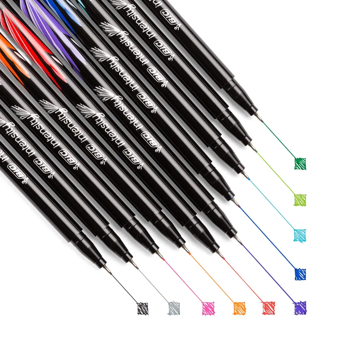 BIC Fineliner Marker Pen Set (3) | Precise 0.4mm Fine Tip for Writing & Art - view 3