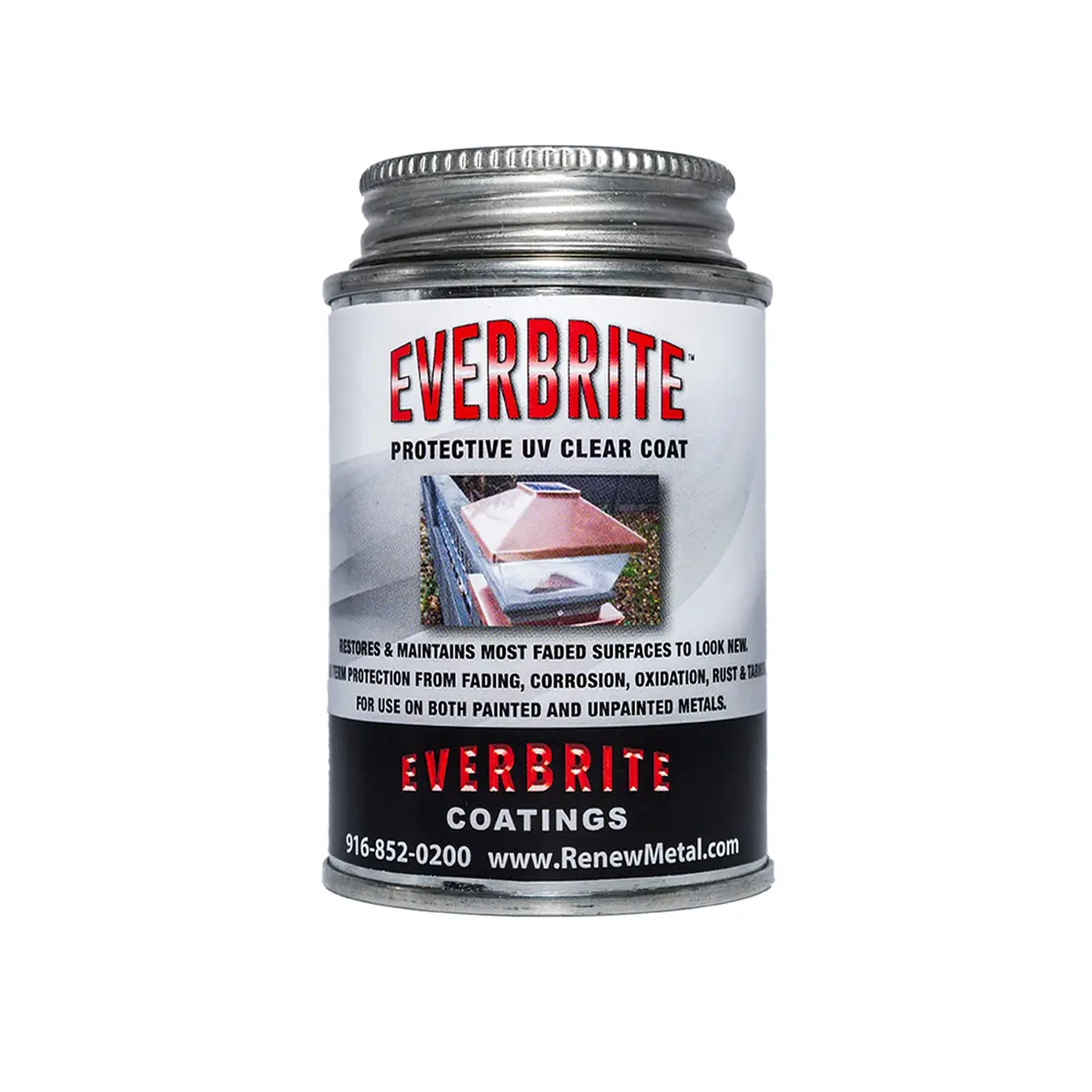 ProtectaClear Everbrite Protective Coating for Metal 4 Oz. | Restores & Protects Metal Surfaces - main product image