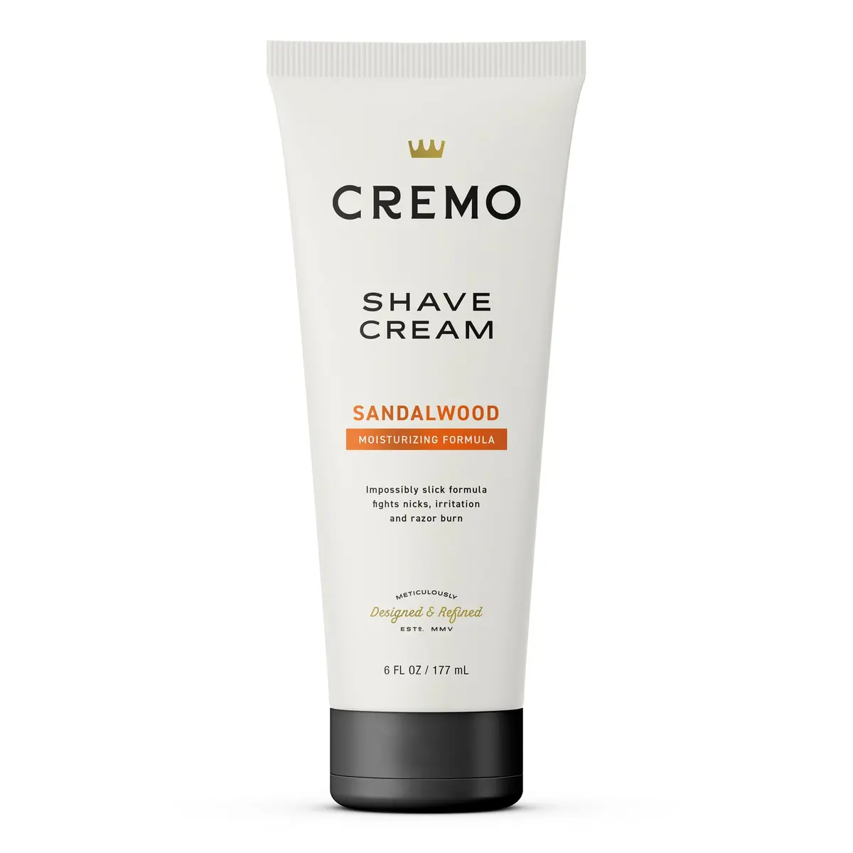 Cremo Sandalwood Shaving Cream for Men 177ml (6 Fl Oz) | Barber Grade Smooth Shave - main product image