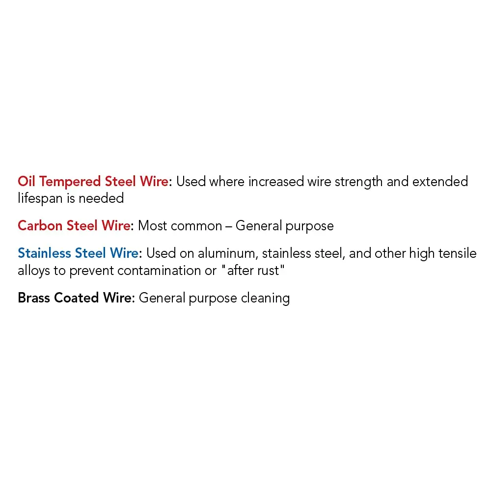 Mercer Abrasives Stringer Bead Wire Wheel 4" .020 Carbon Steel | Heavy-Duty Cleaning Tool - view 2