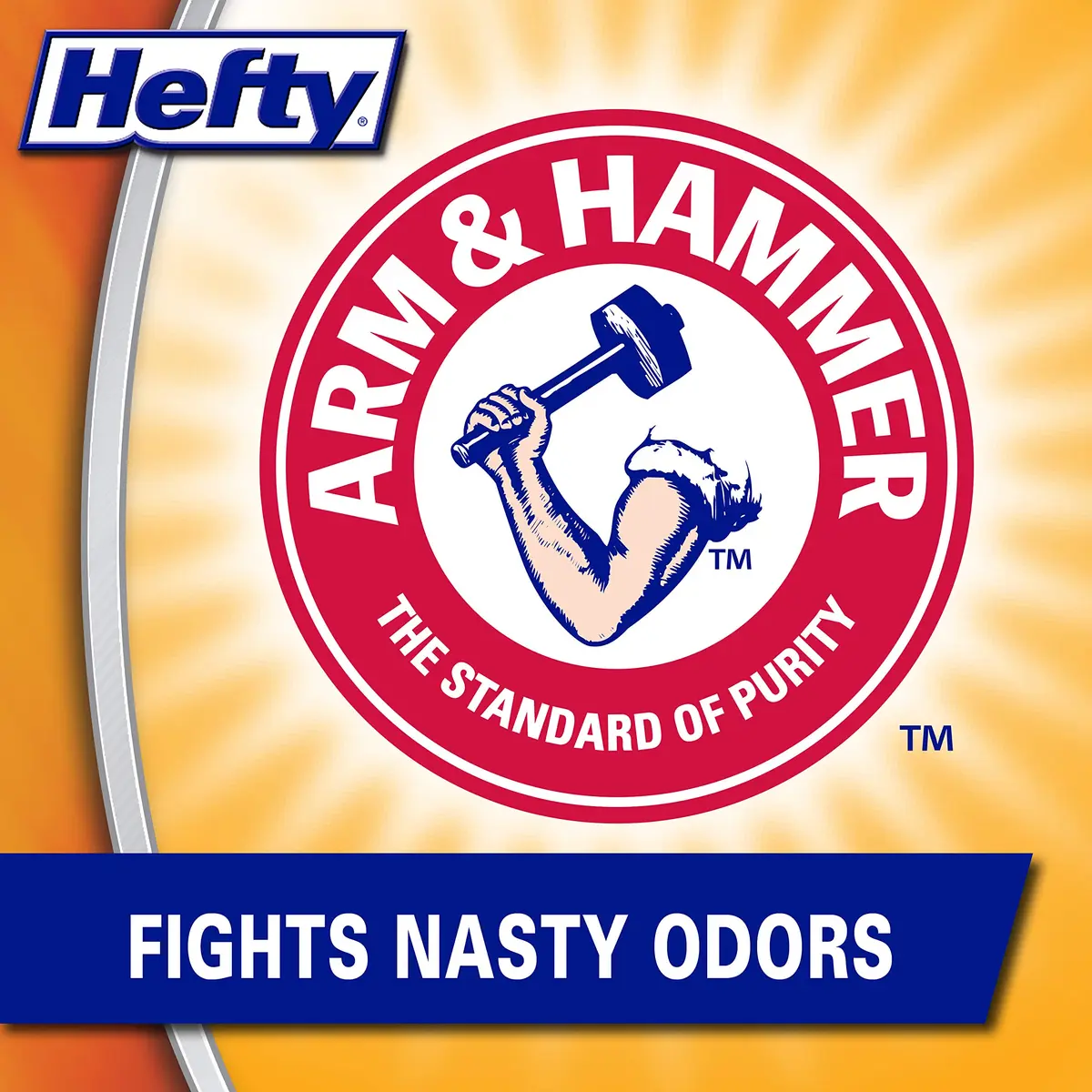 Hefty Small Garbage Bags, Flap Tie, Tropical Paradise Scent, 4 Gallon, 26 Count | Odor Neutralizer - view 3
