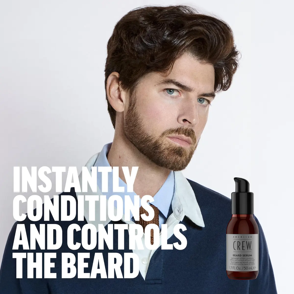 American Crew Beard Serum 1.7 fl oz | Lightweight Conditioning Oil for Men - view 2
