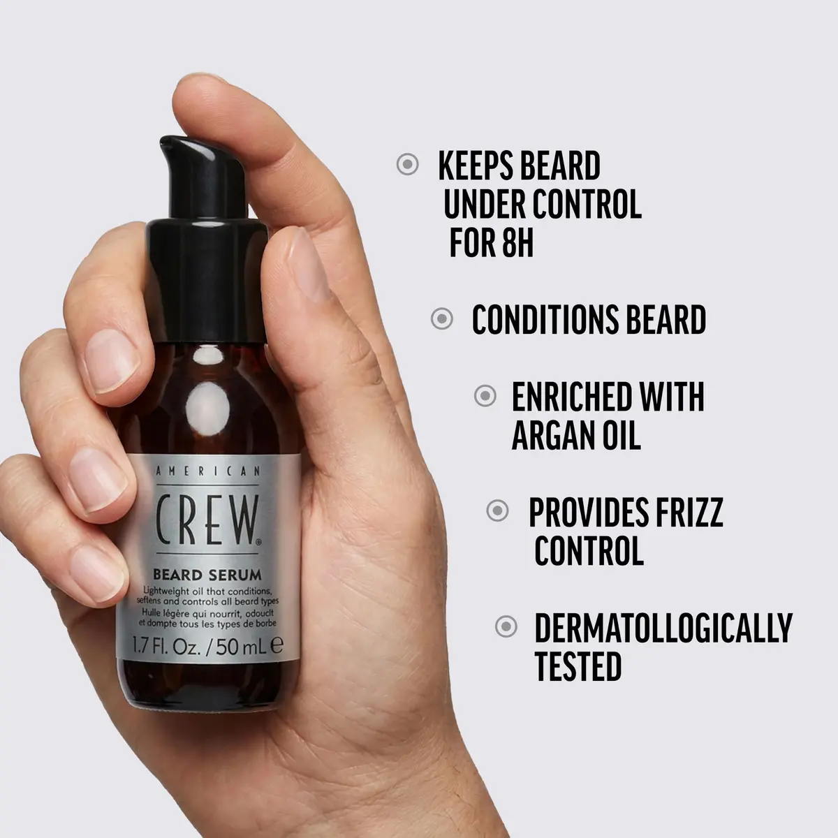 American Crew Beard Serum 1.7 fl oz | Lightweight Conditioning Oil for Men - view 3