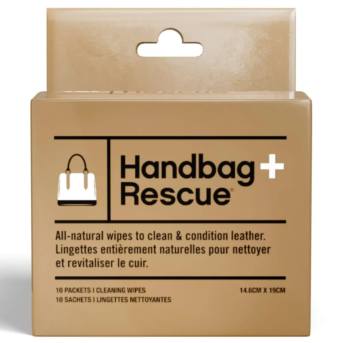 Boot Rescue Natural Surface Cleaning Wipes 10 Count | Keep Leather Handbags Soft & Supple - main product image