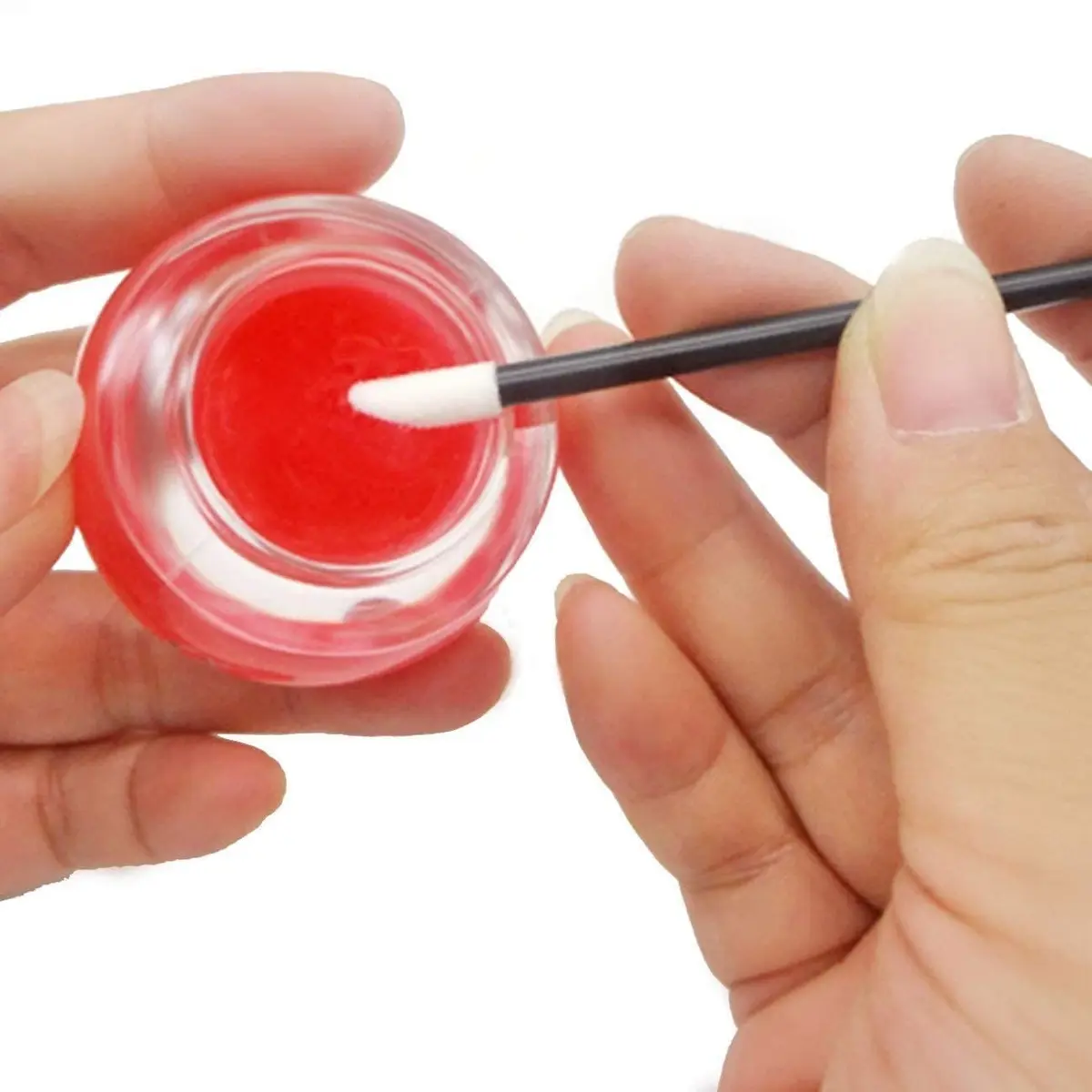 GoWorth Disposable Lip Brushes 200pcs | Smooth, hygienic lip gloss applicators for travel & professional use - view 2