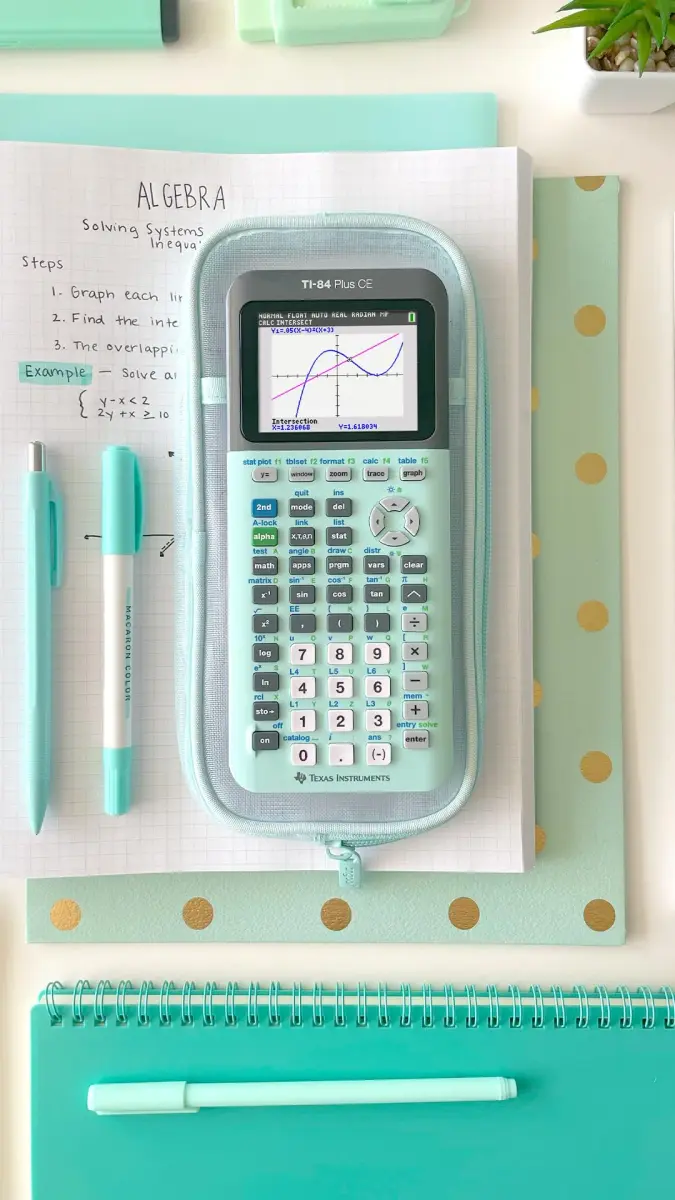 Texas Instruments TI-84 Plus CE Graphing Calculator, Mint, 19.1cm (7.57in) | CE Certified - view 9