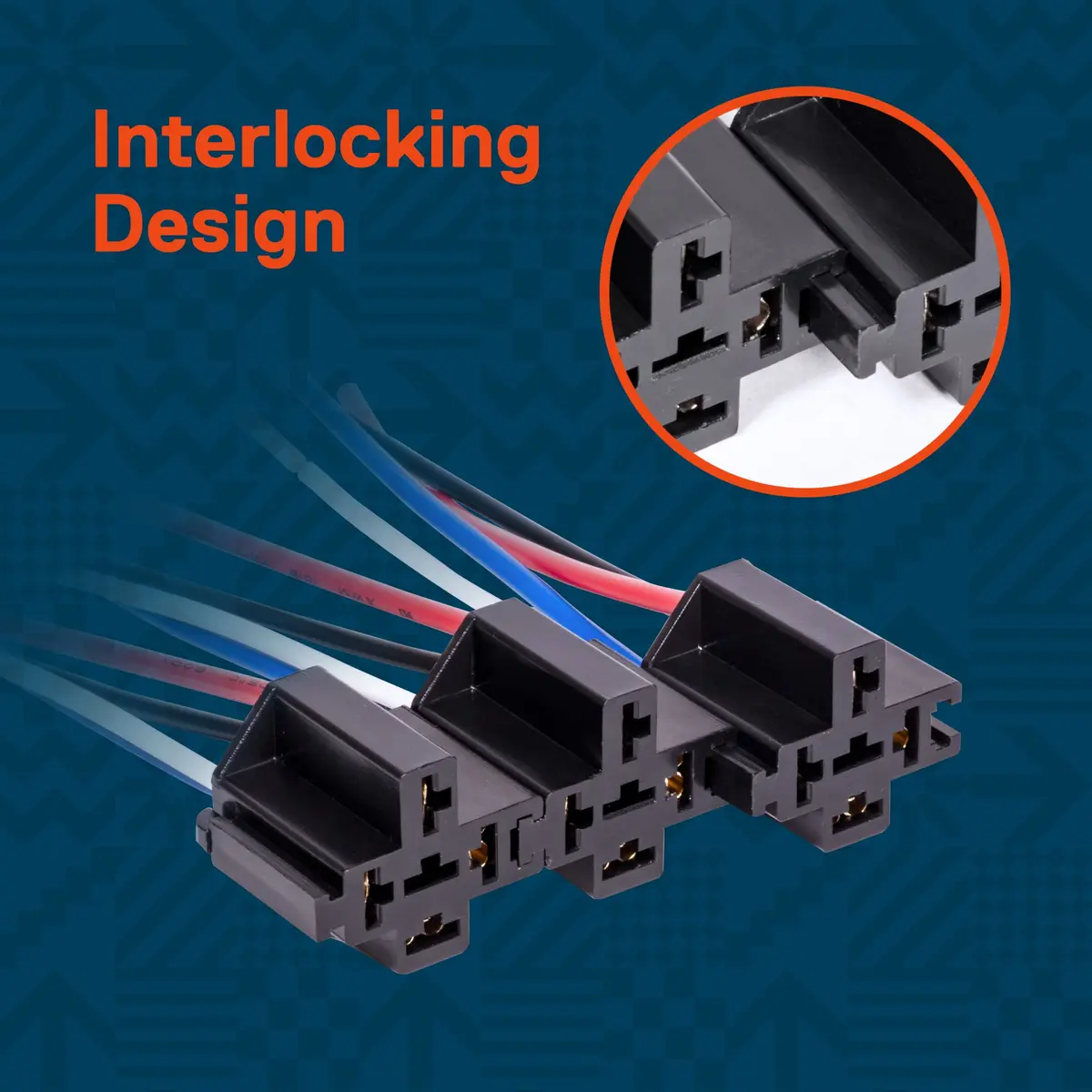 ONLINE LED STORE 12V 6 Pack Bosch Style 4-Pin 30A Fused Relay Kit | Automotive Switches & Relays - view 2