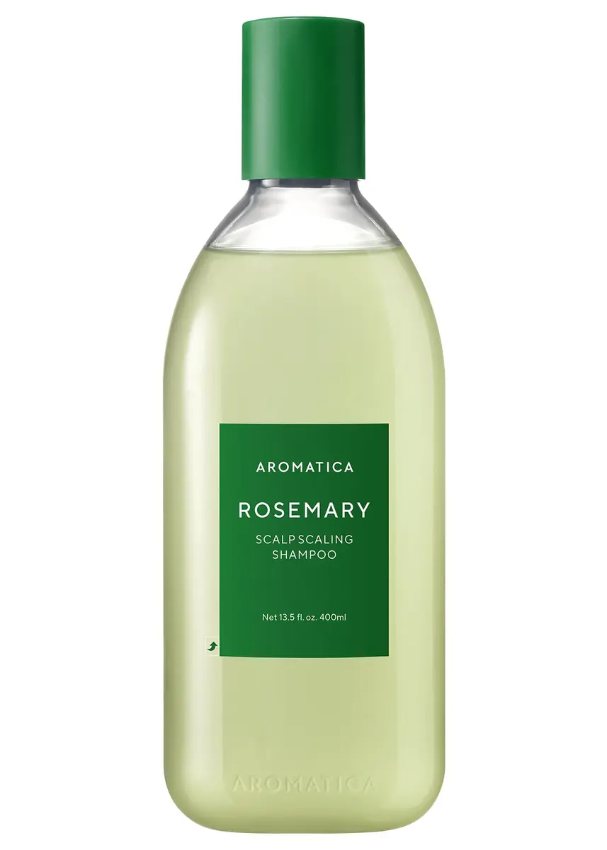 AROMATICA Rosemary Scalp Scaling Shampoo for Hair Growth 400ml (13.53 Fl Oz) | Vegan Formula for Hair Fall & Scalp Health - main product image