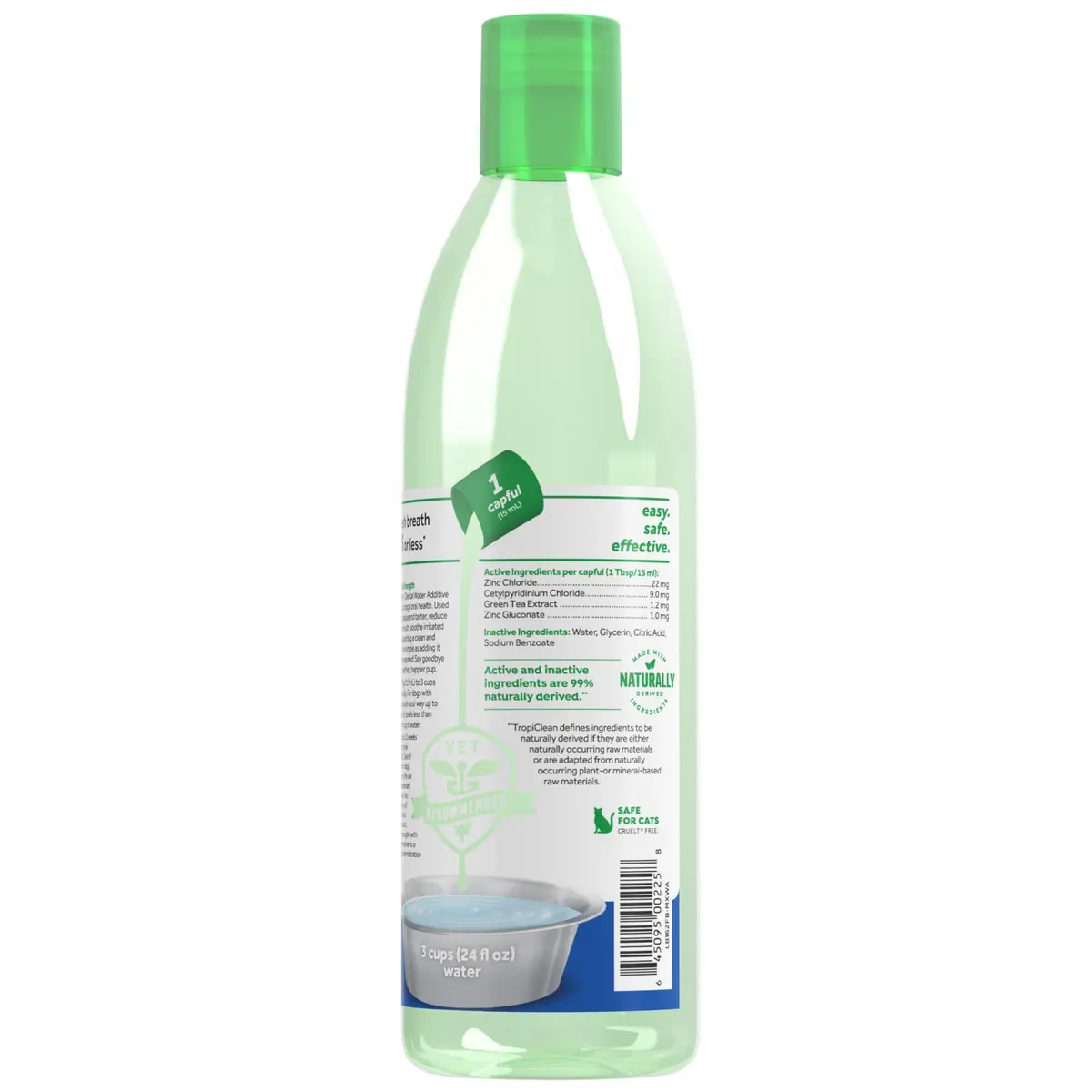TropiClean Fresh Breath Max Strength Dog Teeth Cleaning Water Additive 473ml (16 fl oz) | VOHC Accepted for Plaque & Tartar Control - view 8