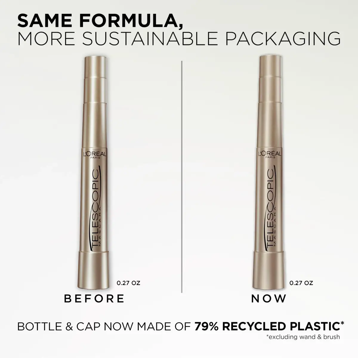 L'Oreal Paris Original Telescopic Mascara, Washable Black Brown, 7.9ml (0.27 Fl Oz) | Lengthening & Separating Formula - view 4