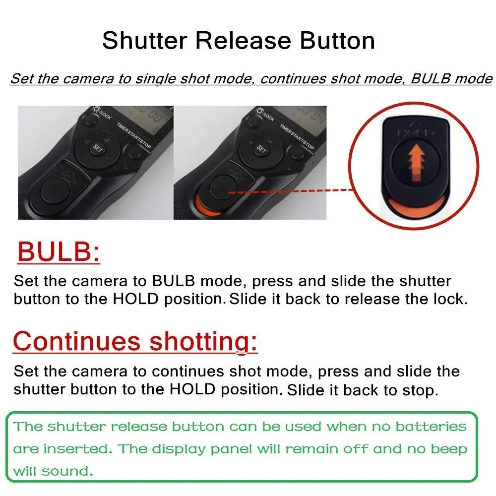 PHOLSY P6 Timer Remote Control Cable with Intervalometer for Panasonic | Long Exposure & Time-Lapse - view 3