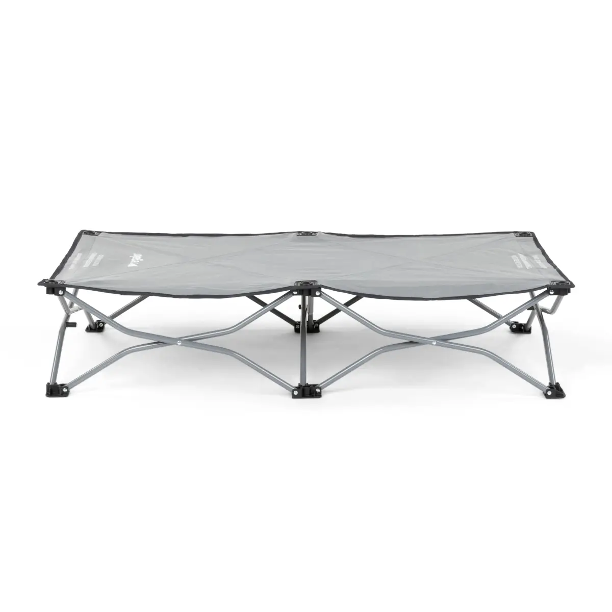 Regalo My Cot Portable Toddler Bed 46.5" x 24" x 9.5" Gray | Foldable Kids Travel Bed & Camping Cot - view 4