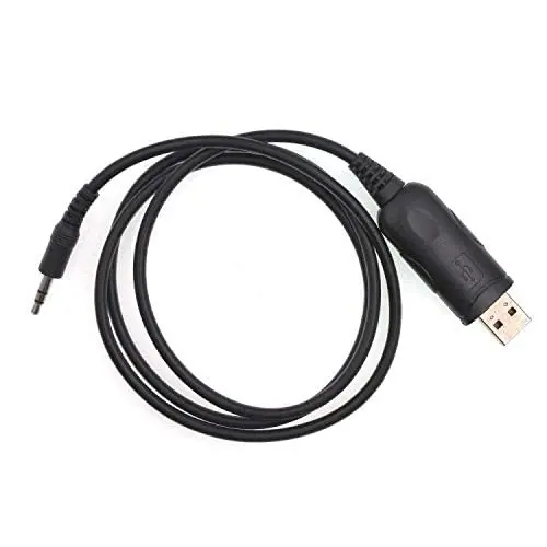 Yi Zhan Tong WIN10-USB-KT8900 USB Programming Cable for QYT KT-8900/KT-7900D/KT-980, Black | Compatible with Win10 System - view 3