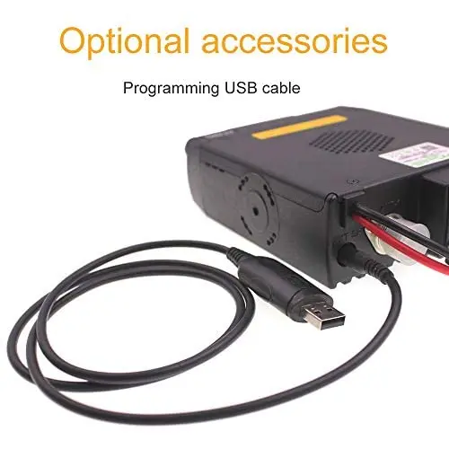 Yi Zhan Tong WIN10-USB-KT8900 USB Programming Cable for QYT KT-8900/KT-7900D/KT-980, Black | Compatible with Win10 System - view 7