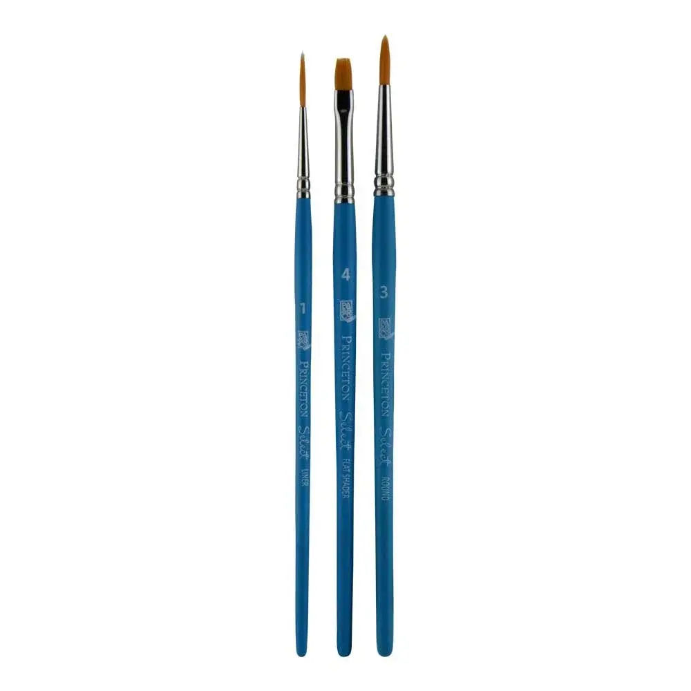 Princeton Select Artiste Brush Set No. 3, Synthetic, 3 Piece | Artist Quality for All Media - view 2