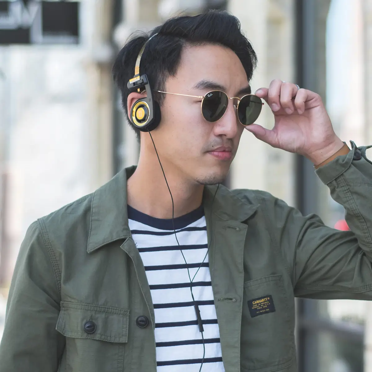 Koss Porta Pro Limited Edition Black Gold On-Ear Headphones with Microphone & Volume Control | Wired 3.5mm Jack - view 7