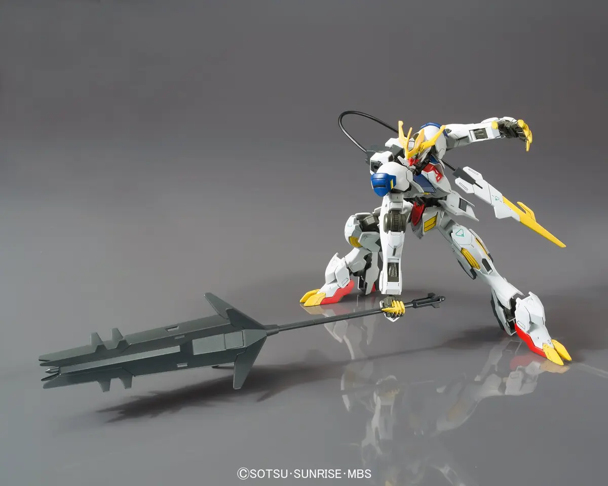 Bandai Gundam Iron-Blooded Orphans No.33 Model Kit 1/144 | HG Gundam Barbatos Lupus Rex, Multi-Colored, 8" - view 3