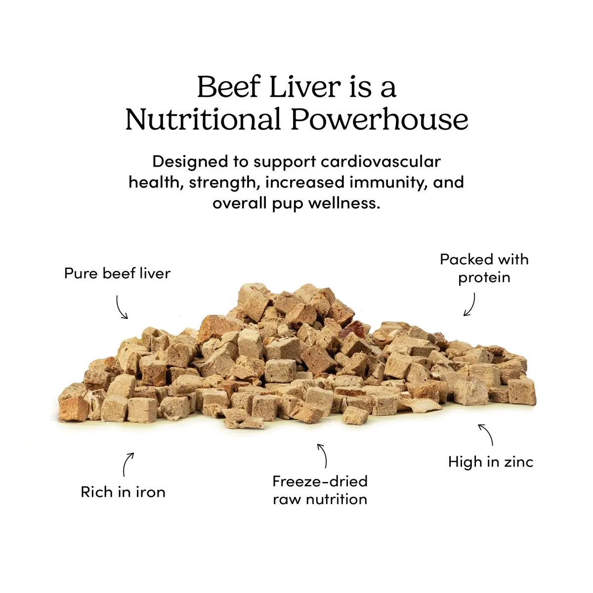 Crumps’ Naturals Freeze-Dried Beef Liver Mini Trainers 1.8 oz | All Natural Dog Treats for Training & Reward - view 4