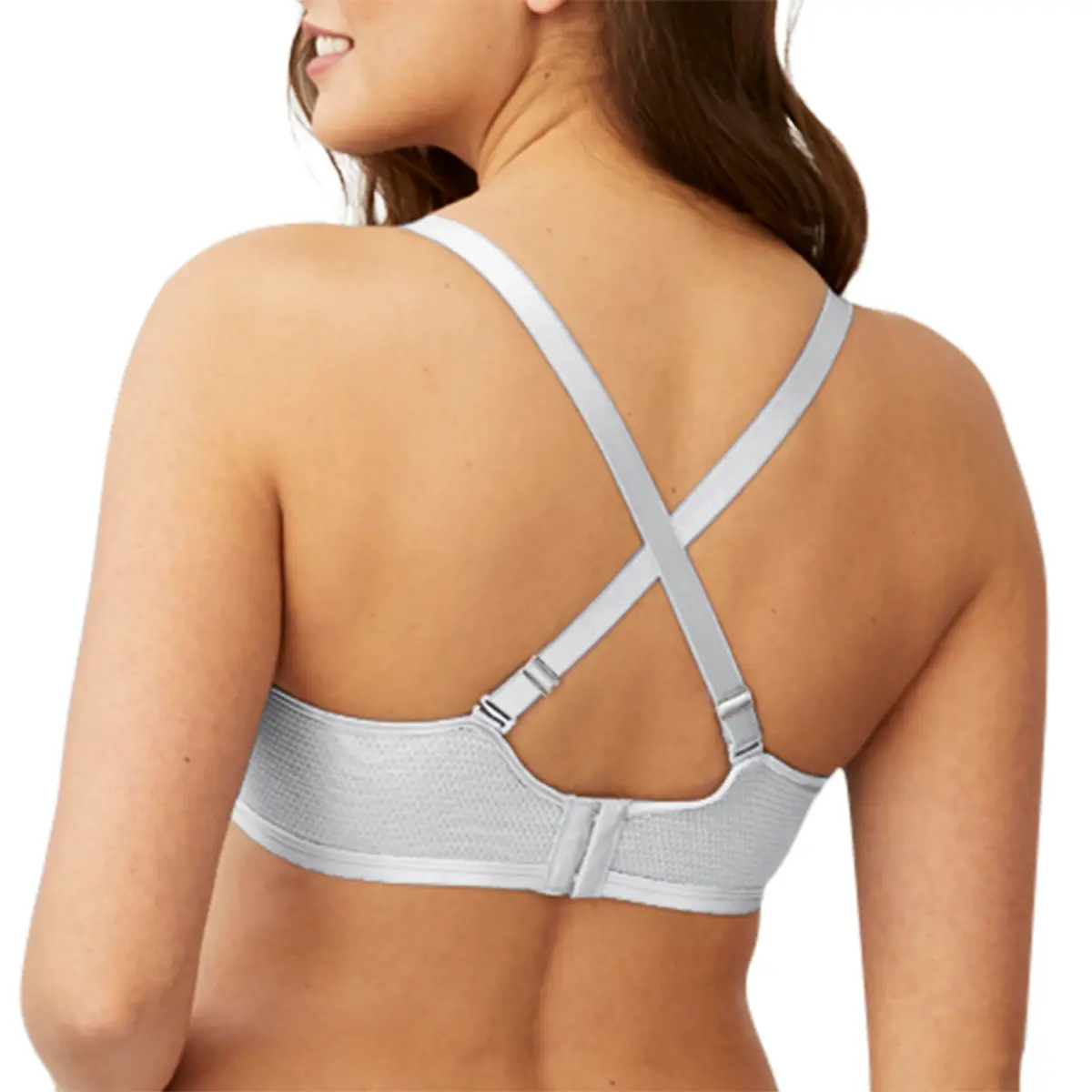 Hanes Womens Oh So Light Foam ComfortFlex Fit Wirefree Bra, White, Medium US | Full Coverage, Lightweight Support - view 5