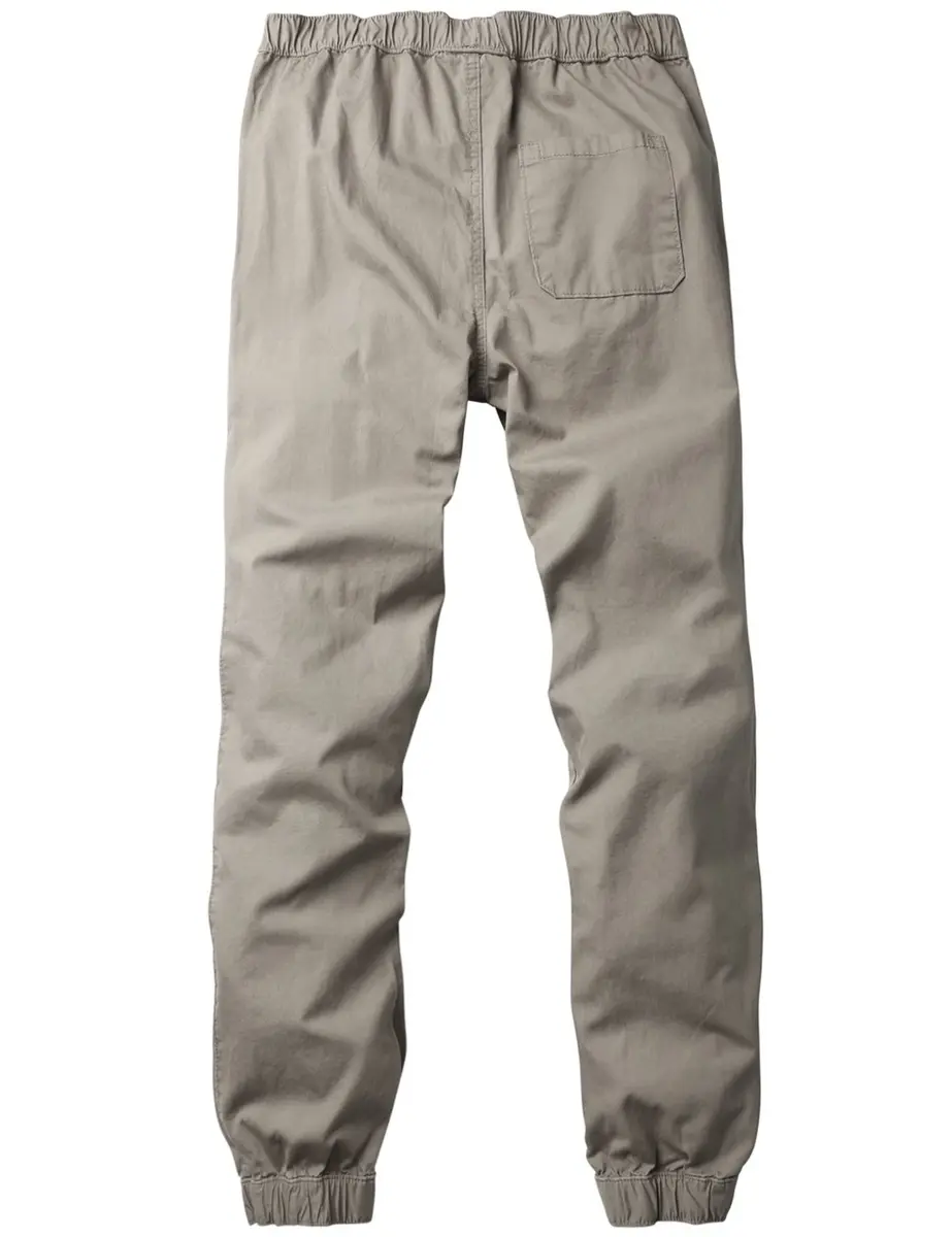 Match Men's Jogger Pant 34W x 30L (Light Khaki) | Comfortable Elastic Waist Tapered Fit - view 3