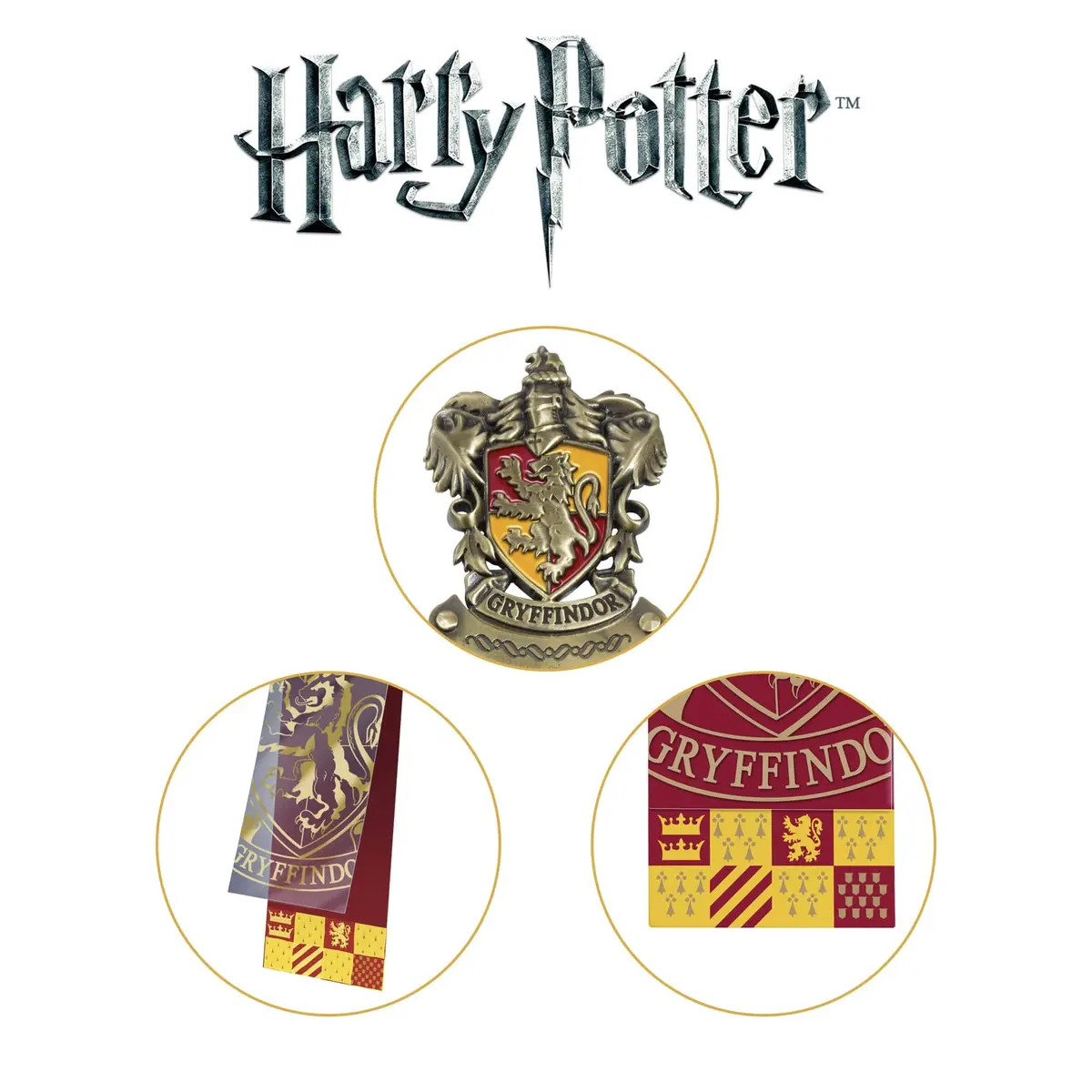 The Noble Collection Gryffindor Crest Bookmark | Metal Bookmark for Books - view 5