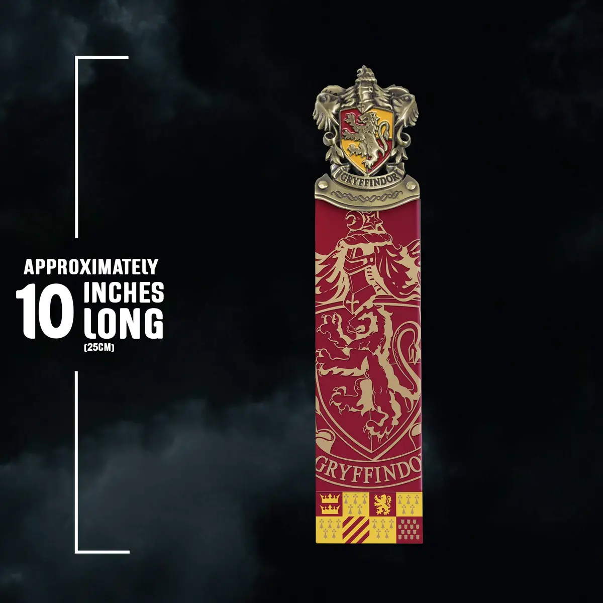 The Noble Collection Gryffindor Crest Bookmark | Metal Bookmark for Books - view 4