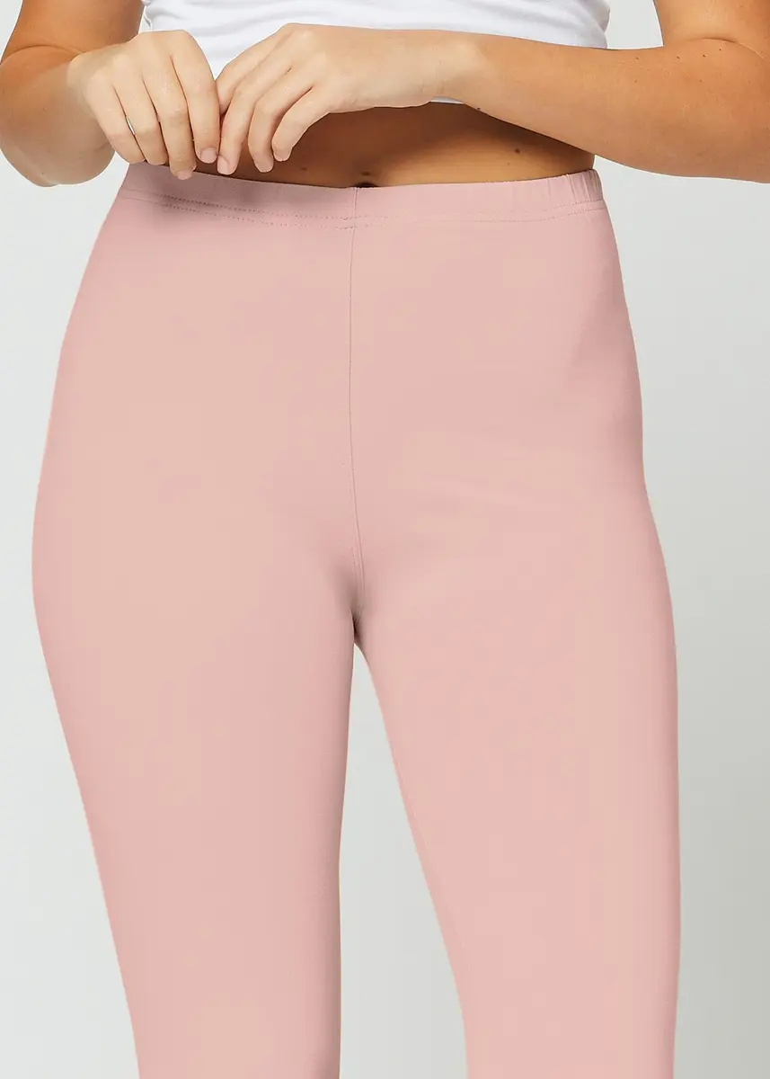 Conceited High-Rise Tummy Control Leggings - Plus Size Dusty Pink | Flattering Fit & Ultra Soft Comfort - view 5