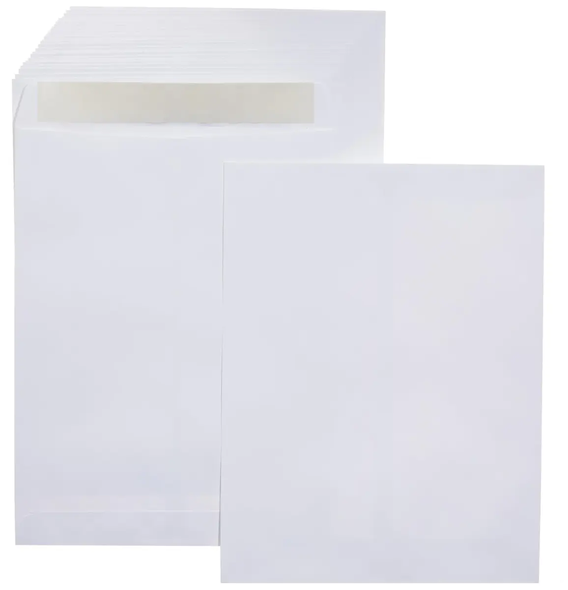 Amazon Basics Catalog Mailing Envelopes, Peel and Seal, 10x13 Inch, White, 100-Pack | 257 cm² (10x13 Inch) Catalog Envelopes - main product image