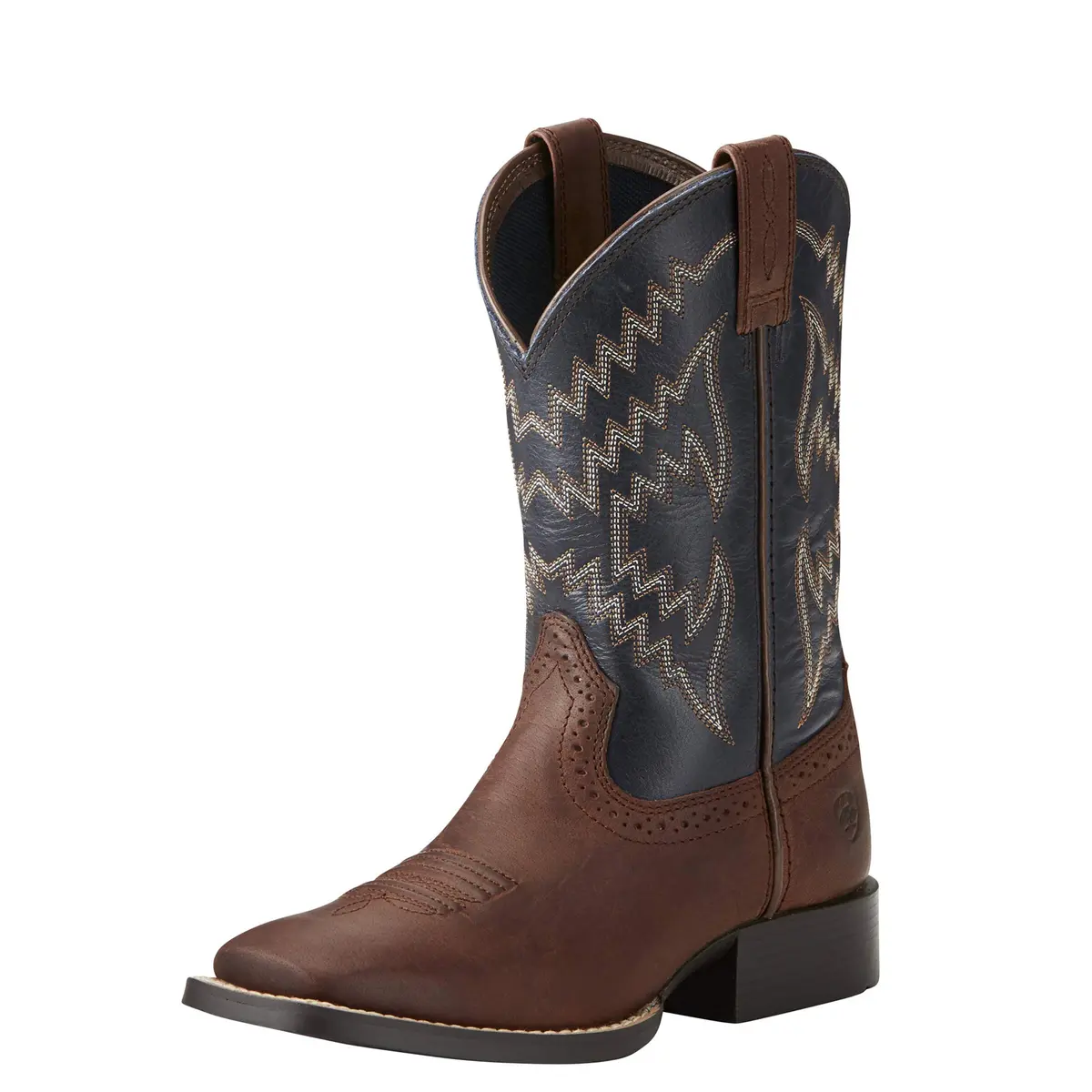 ARIAT Tycoon Western Boot 4.5 | Brazen Brown/Arizona Sky for Girls' Western Style - main product image