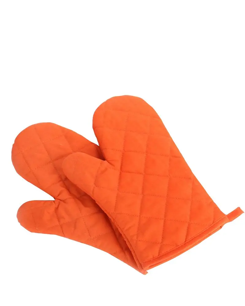 Nachvorn Heat Resistant Oven Mitts 26.7 cm (10.5 in) | Premium Quilted Cotton & Polyester Mittens - main product image