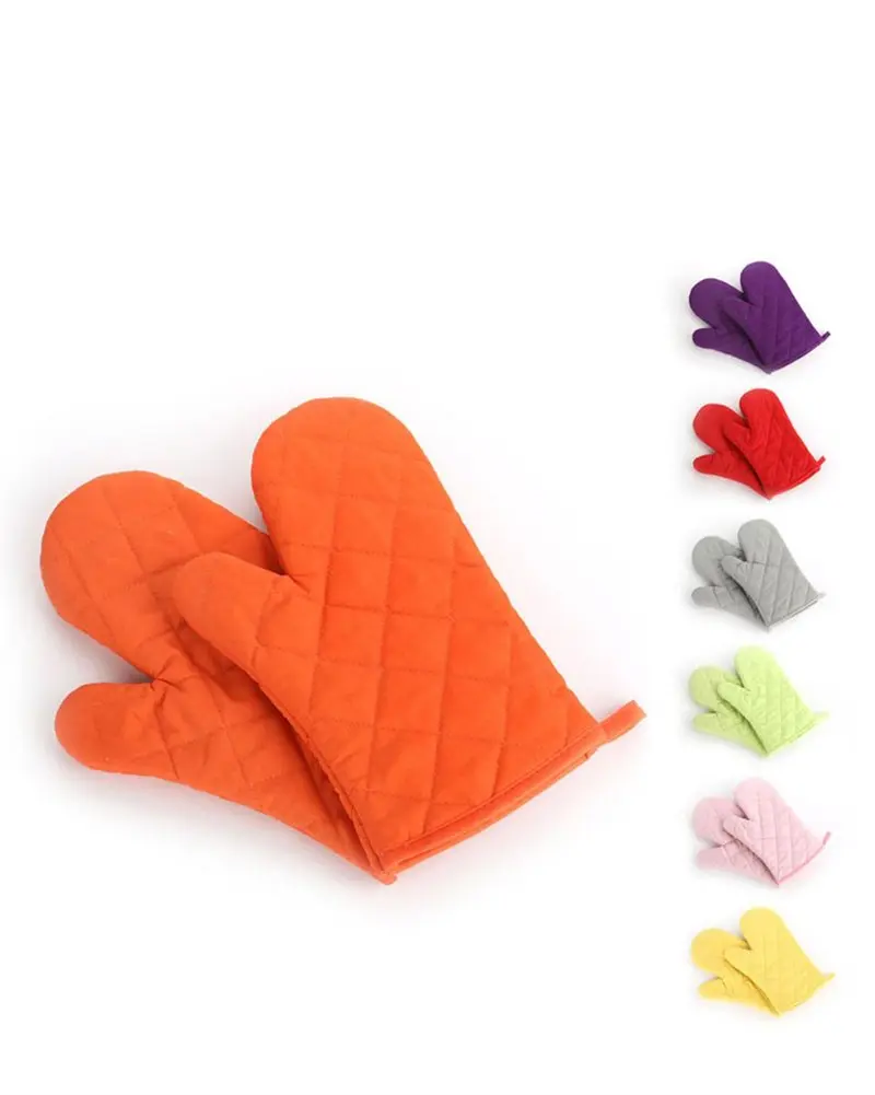 Nachvorn Heat Resistant Oven Mitts 26.7 cm (10.5 in) | Premium Quilted Cotton & Polyester Mittens - view 6