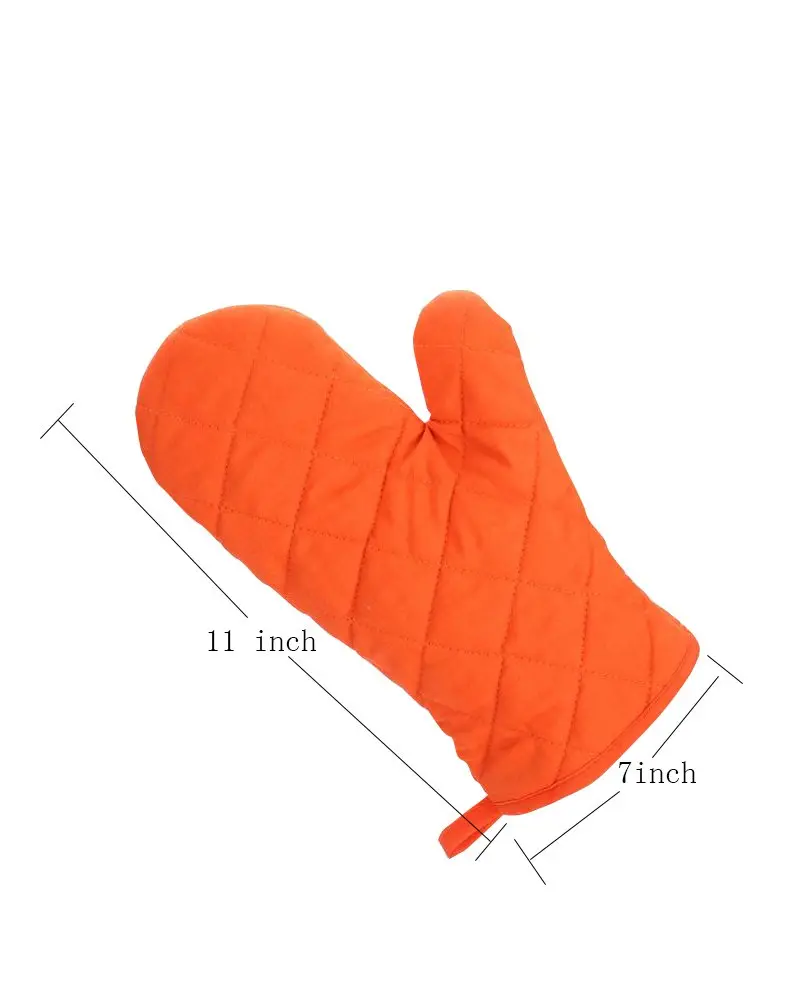 Nachvorn Heat Resistant Oven Mitts 26.7 cm (10.5 in) | Premium Quilted Cotton & Polyester Mittens - view 2