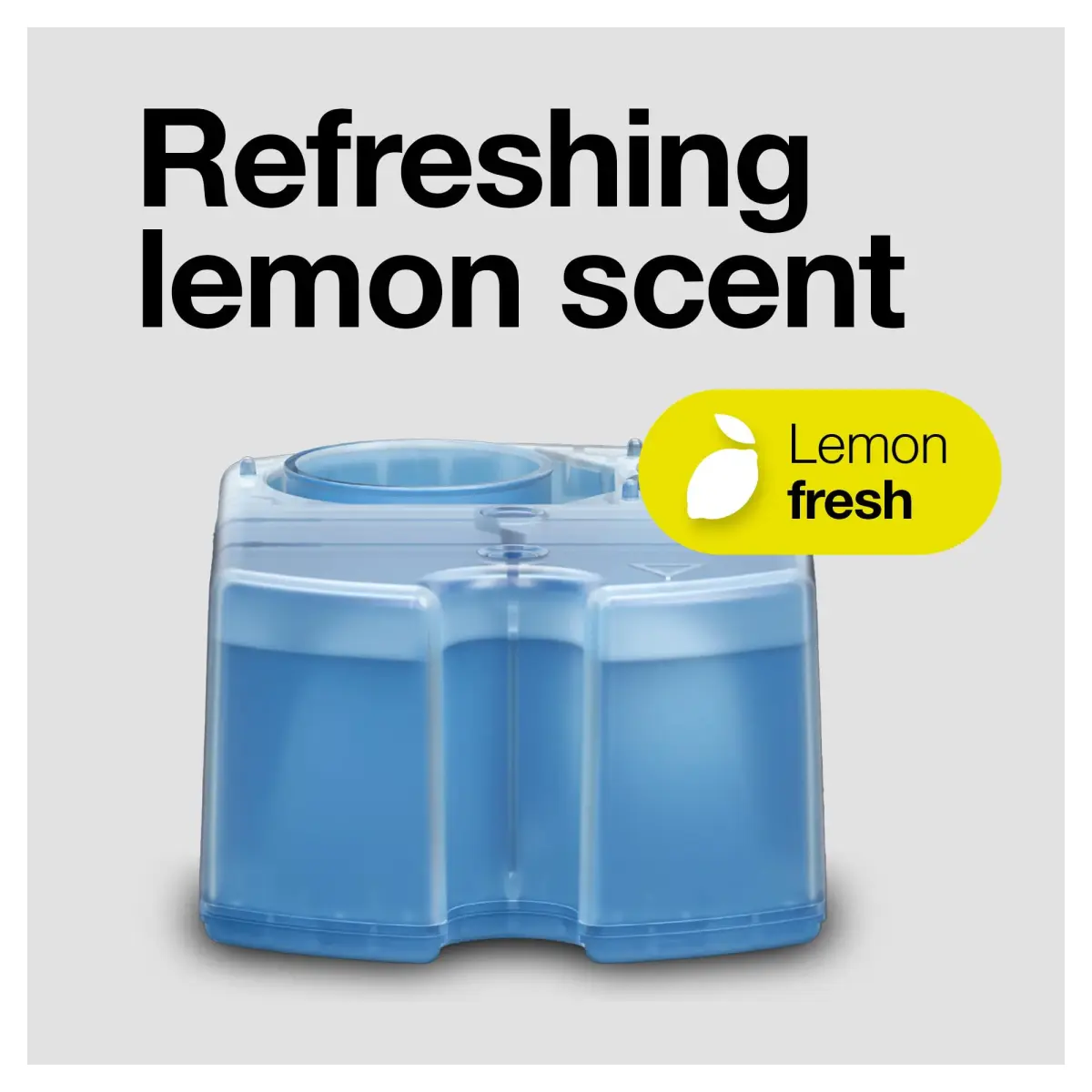 Braun Clean & Renew Refill Cartridges CCR 22.8 Fl Oz (675ml) | Lemon Scented Shaver Cleaner for Clean&Charge System - view 7