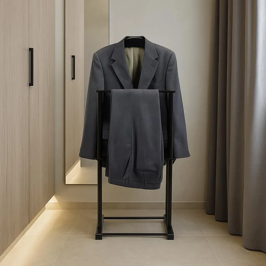 Proman Products Twin Valet 42.5" Height Black | Elegant Wardrobe Organizer - view 5