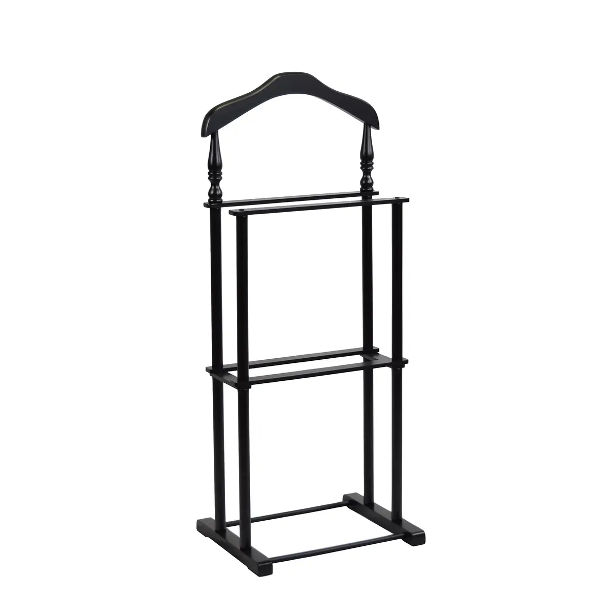 Proman Products Twin Valet 42.5" Height Black | Elegant Wardrobe Organizer - main product image