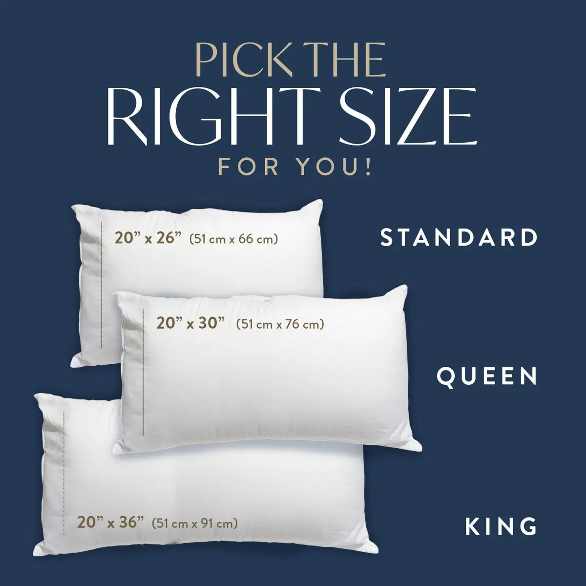Digital Decor 100% Cotton Hotel Pillows Queen Size Set of 2 | Cooling, Hypoallergenic Support for Side & Back Sleepers - view 5