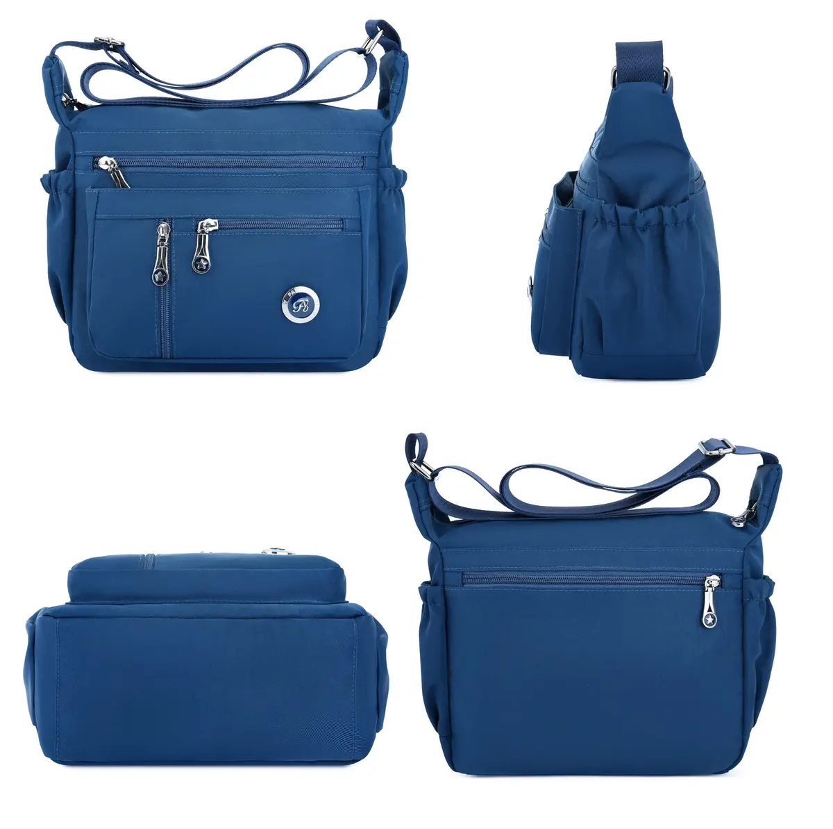 Fabuxry Green Handbag for Women Crossbody Bag Messenger Style | Water-Resistant Nylon, Adjustable Strap - view 5