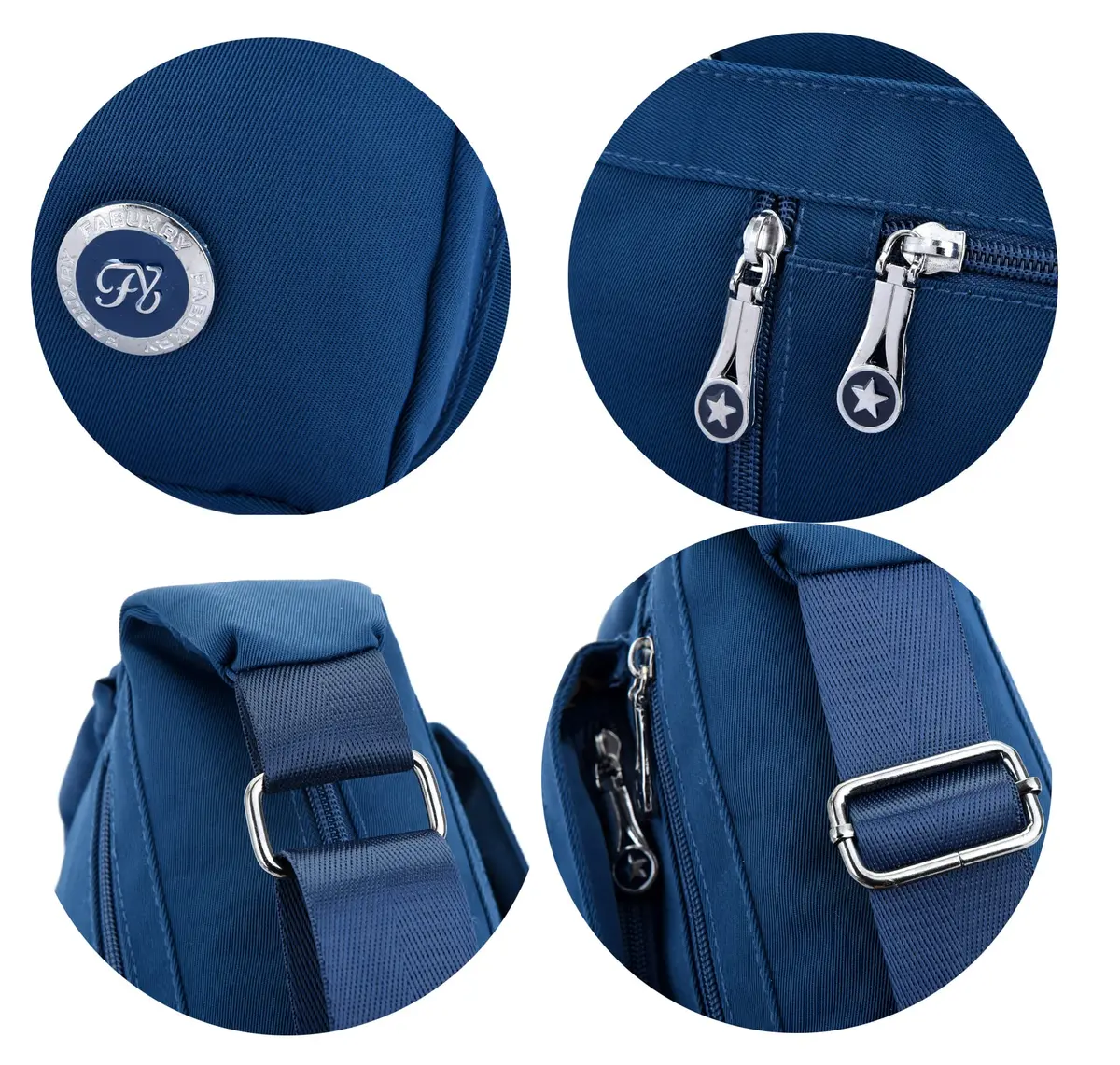 Fabuxry Green Handbag for Women Crossbody Bag Messenger Style | Water-Resistant Nylon, Adjustable Strap - view 6