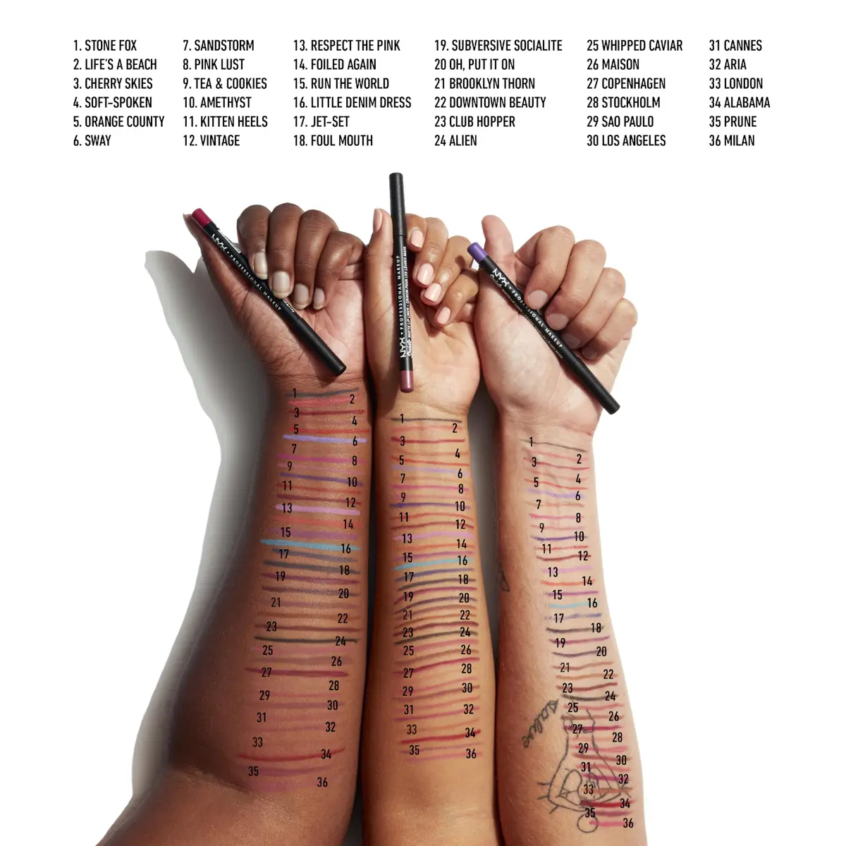 NYX PROFESSIONAL MAKEUP Suede Matte Lip Liner 0.04oz | Velvety, Long-Lasting, Vegan & Cruelty-Free - view 3